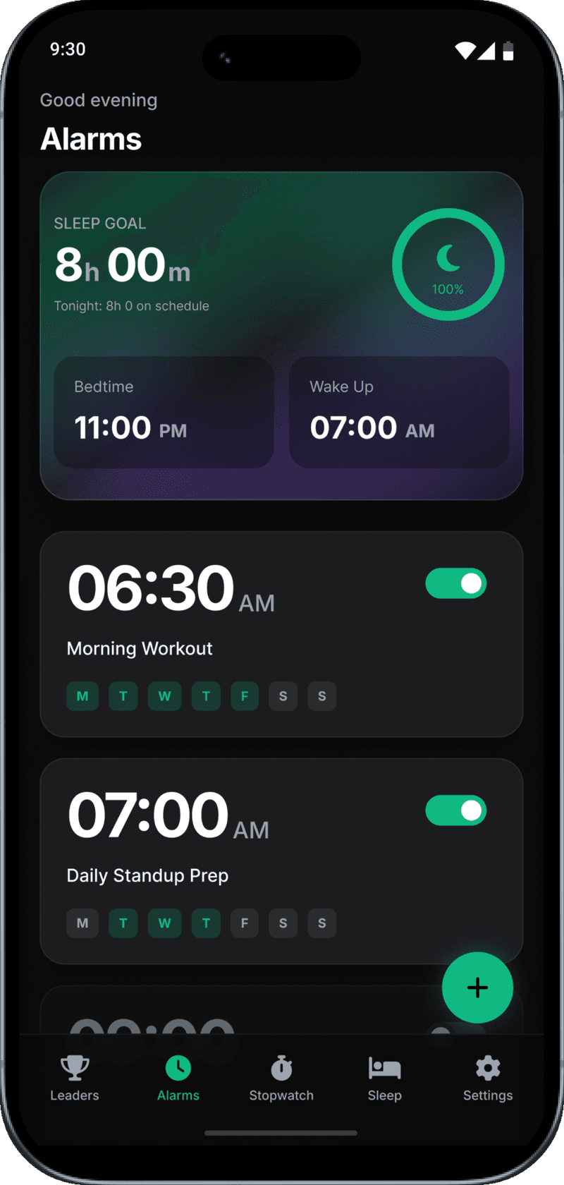 Alarmyx alarms list