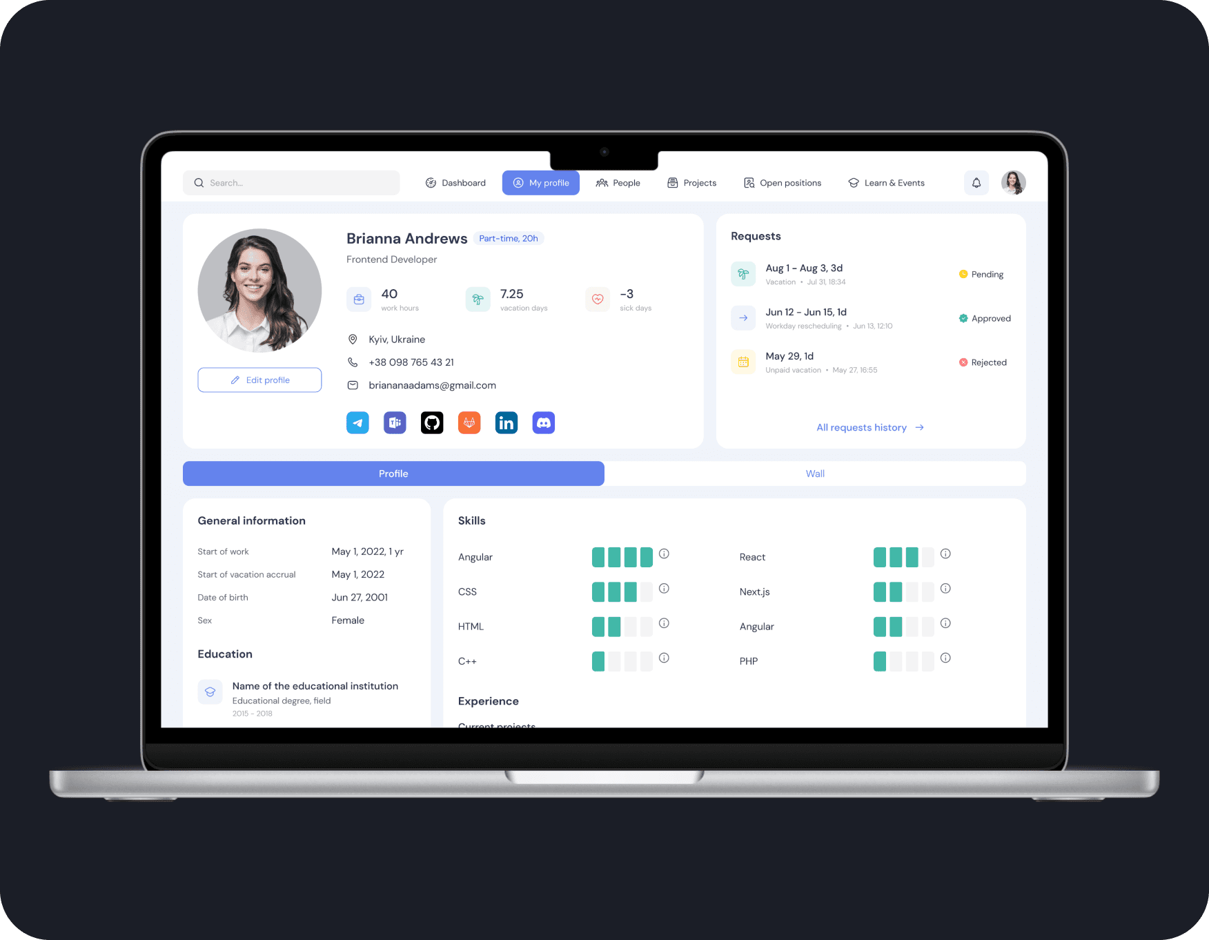 Software development case study