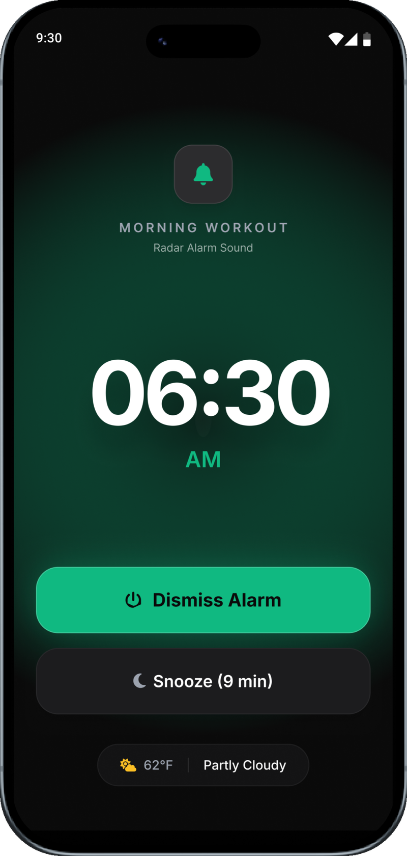 Dismiss alarm